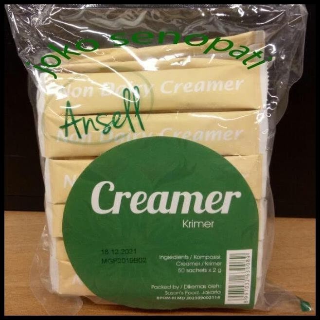 

[oddsolshop] pekanbaru/Ansell Krimer Minuman 50 PCS 2GR / Creamer Drink