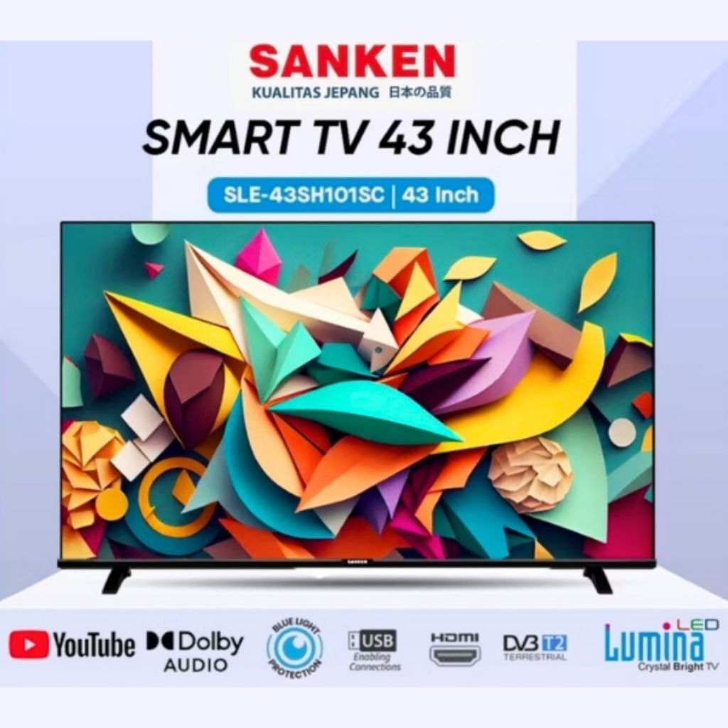SANKEN LED SMART TV 43" SLE-43SH101SC