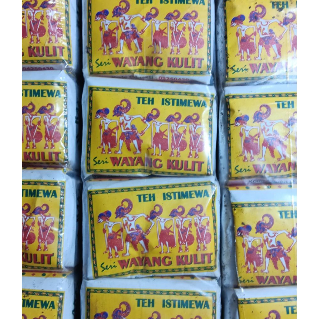 

Teh wayang kulit 1 pack isi 10biji