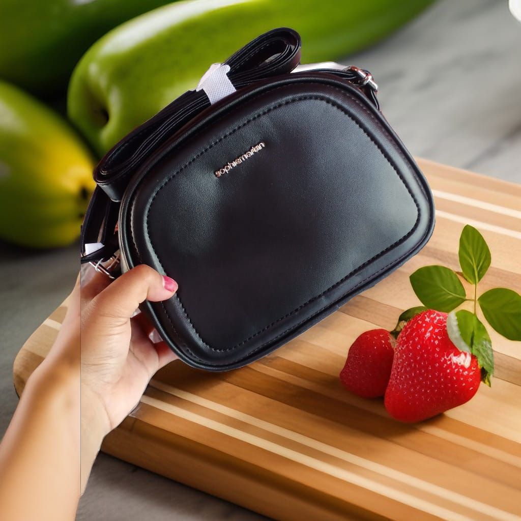 TAS SLEMPANG WANITA MARLOU HITAM SOPHIE MARTIN