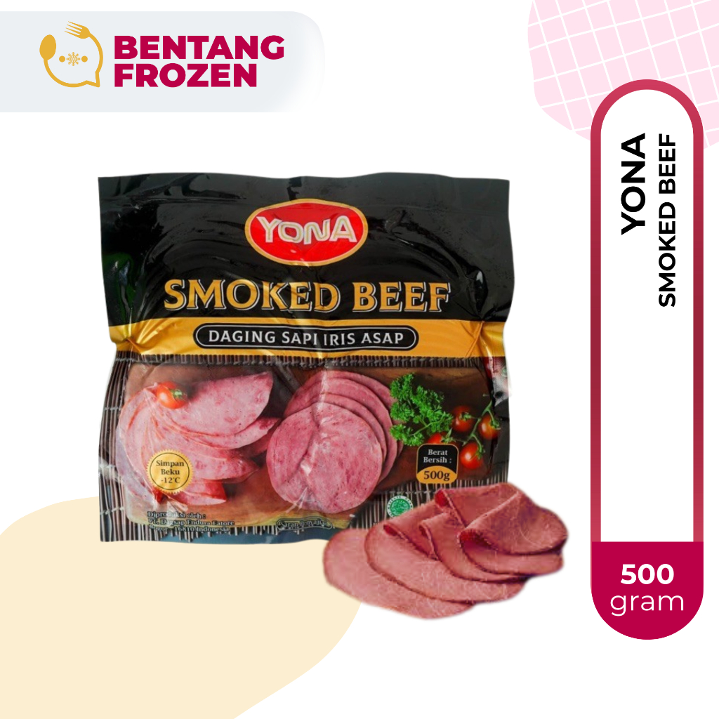 Yona Smoked Beef 500gr / Daging Sapi Asap / Smoke Beef