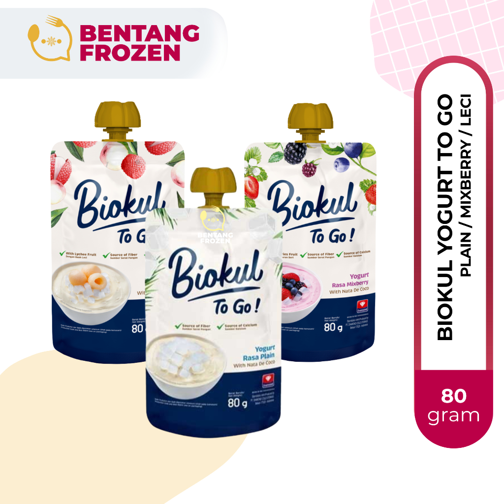 

Biokul Yogurt To Go 80 gram Aneka Rasa