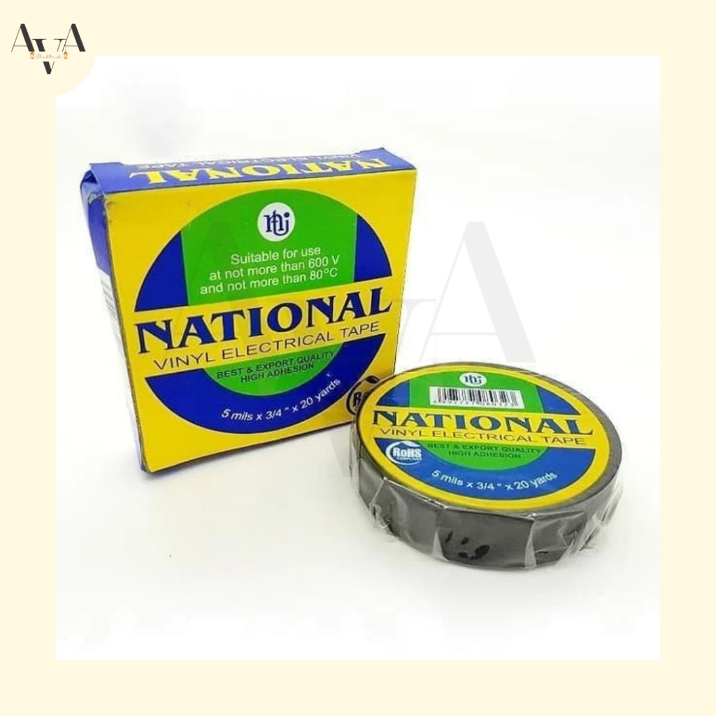 

Isolasi Listrik Besar NATIONAL ¾ Inch x 20 Yard