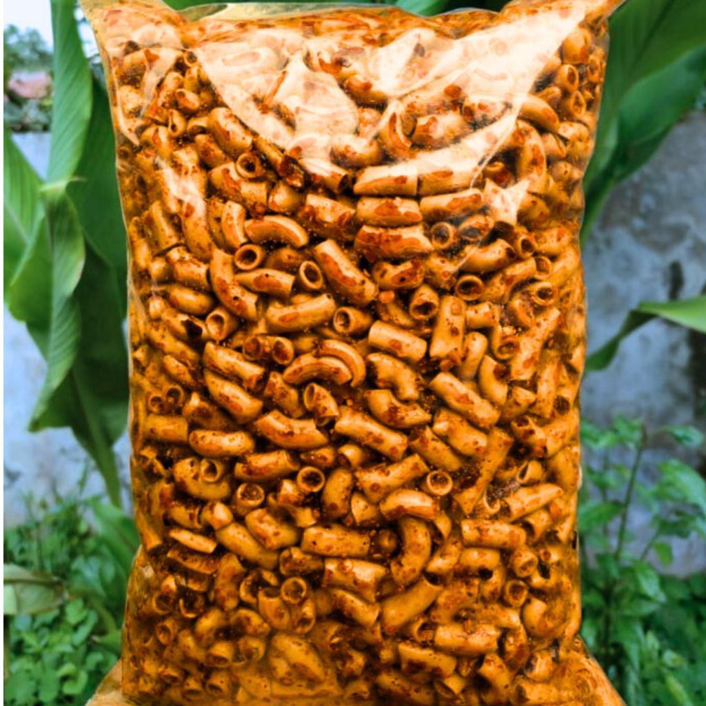 

PROMO !!! MAKARONI BANTET Khas Tasikmalaya Pedas Daun Jeruk 250gr