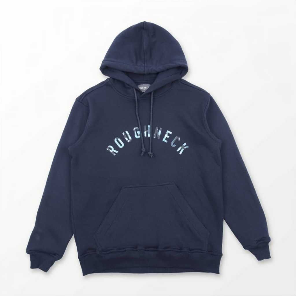DC Hoodie Pria Wanita ROUGHNECK NavyBlack M-XXL