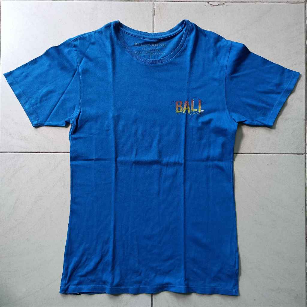 Kaos Billabong Bali Biru Second Original