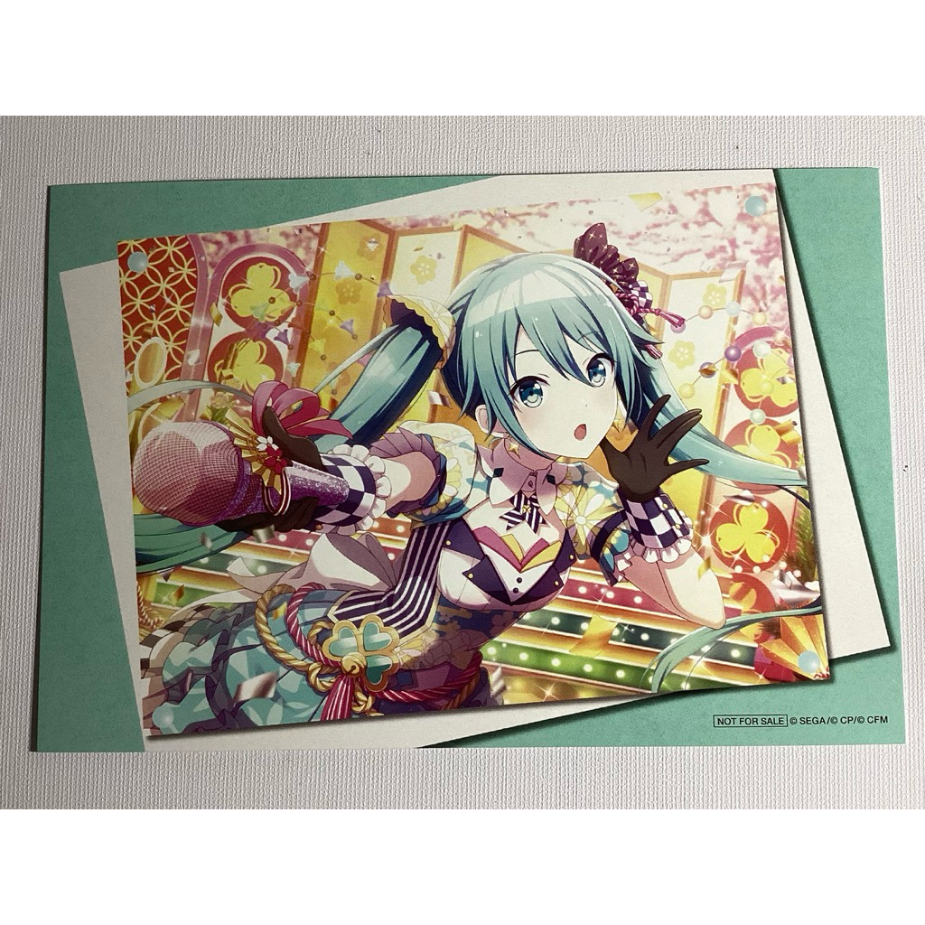 

project sekai postcard hatsune miku