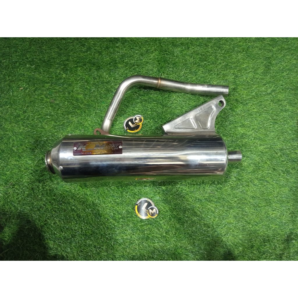 knalpot standar bobok original k-m ngebas adem beat scopy genio