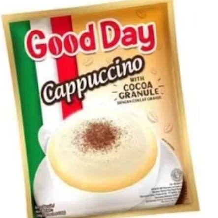 

Good Day Cappucino Granola Kemasan 12 Renceng 1 Dus