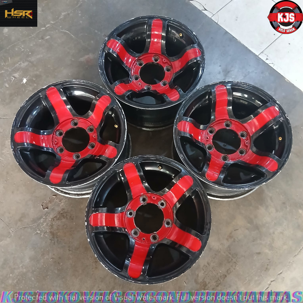 READY STOK VELG RACING SECOND MODEL RALLY RING 15 PCD 6X139.7 PNP FORD ESCAPE PANTHER DLL HARGA SUDA