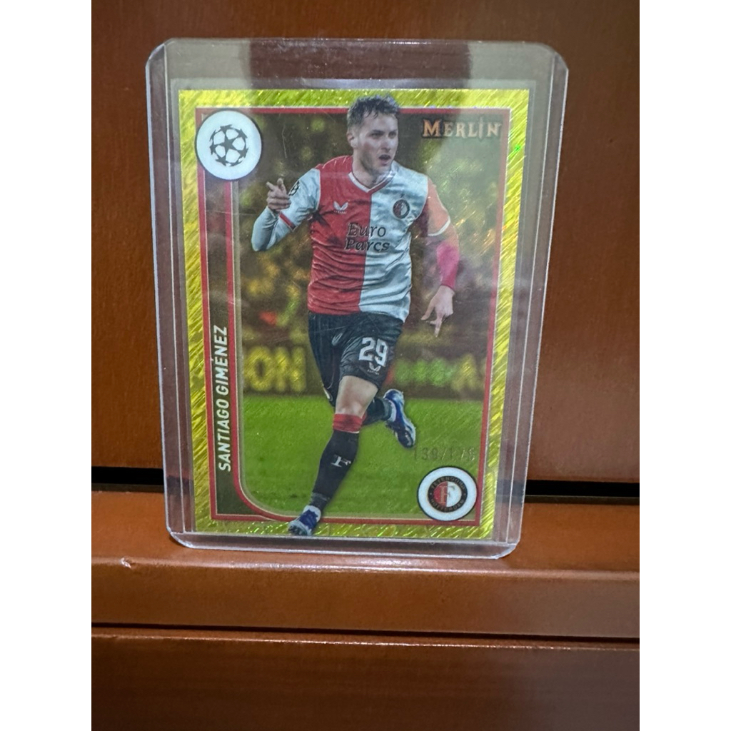 Santiago Gimenez Limited Card 139/175 Merlin Topps Card