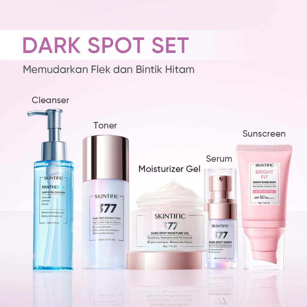 BISA COD SKINTIFIC PAKET DARK SPOT SET SKINCARE