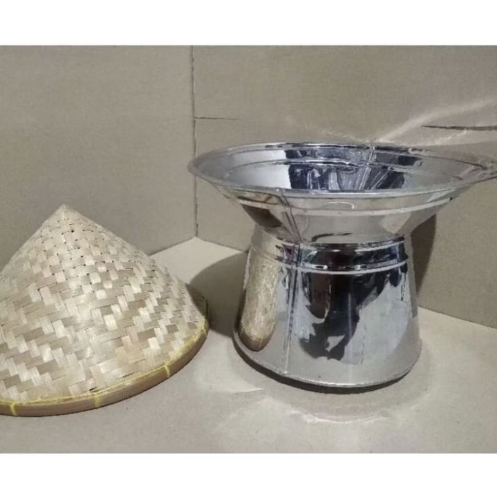 Dangdang seeng stainless  Steel bonus kukusan bambu/seeng stainless pendek