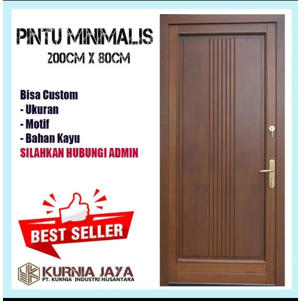 Pintu dan Kusen Kayu Meranti oven