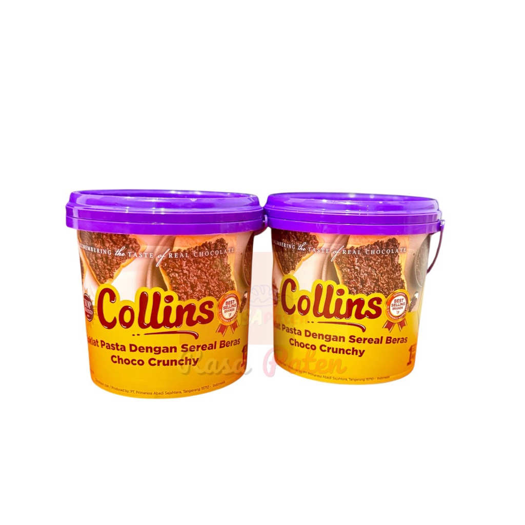 

COLLINS CHOCO CRUNCHY 1 kg Halal BPOM RI COD Pail Ember Satuan