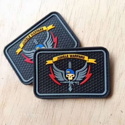BDU TACTICAL patch rubber logo brimob jungle warfare / patch rubber tactical