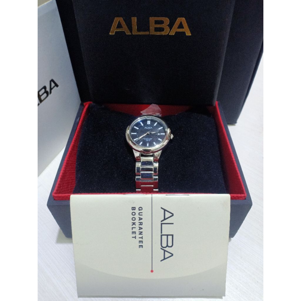 JAM TANGAN WANITA ALBA AX7001X1 RANTAI ORIGINAL BERGARANSI RESMI 1 TAHUN TALI RANTAI STAINLESS STEEL