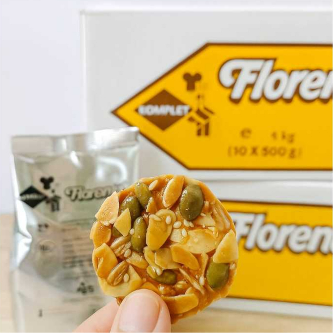 

Florenta Flour Premix - Tepung Florenta untuk florentine cookies 500 gram x 10 pack