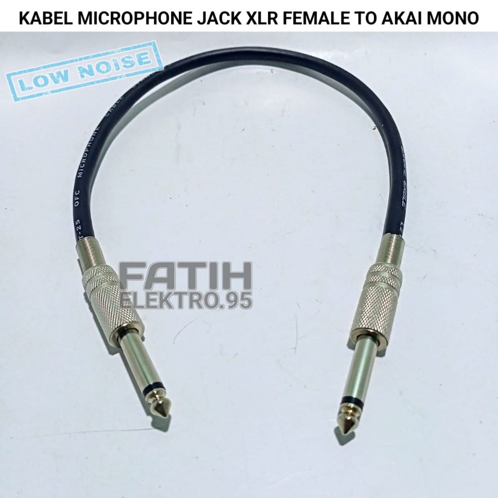 KABEL AUDIO JEK AKAI TO AKAI 6.5MM KABEL CANARE UNTUK MIXER EPEK VOCAL GITAR EQUALIZER 1 METER 10 ME