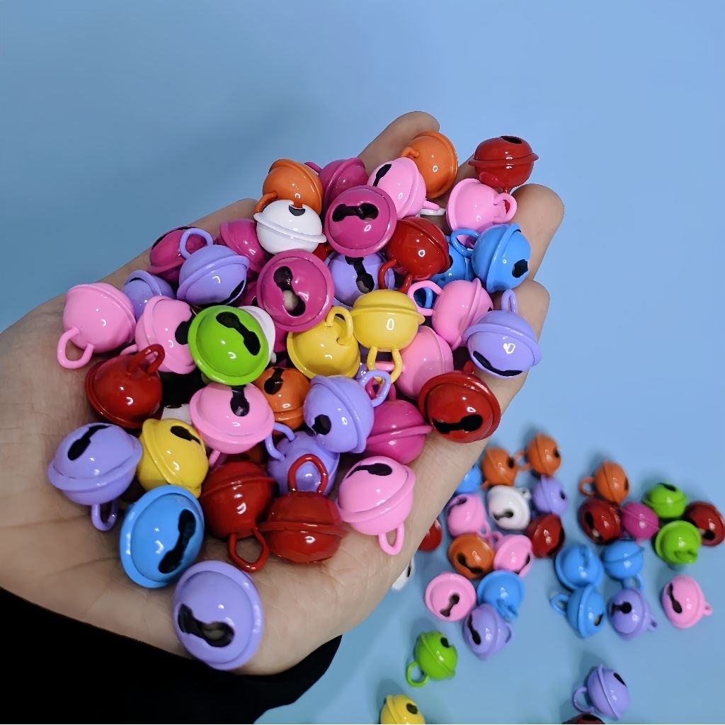 Lonceng Kecil Hias Warna-Warni 14mm / Lonceng Kerincing [1 Pcs]