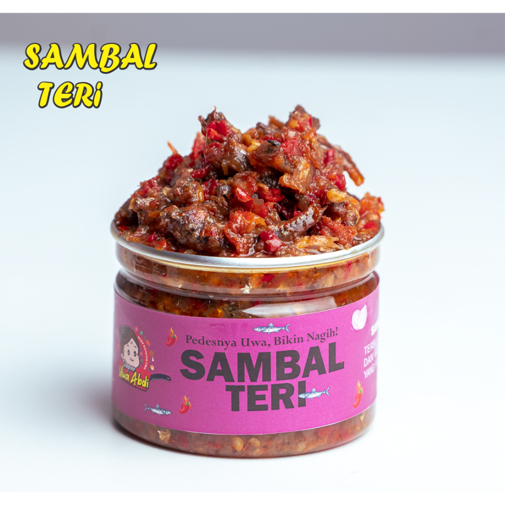 

SAMBAL UWA - Sambal Teri 120g | Pedesnya Uwa, Bikin Nagih!