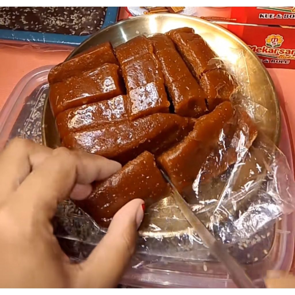 

JENANG/dodol beras ketan gula jawa asli/enak,manis,legit,kenyal/kemasan 1kg