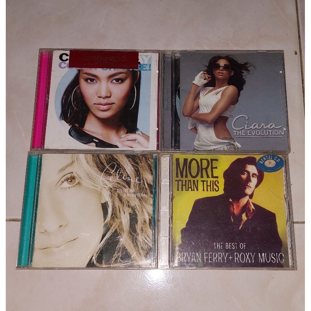 cd CRYSTAL KAY-Color Change / CIARA-The Evolution / CELINE DION-All The Way ... A Decade Of Song (2)
