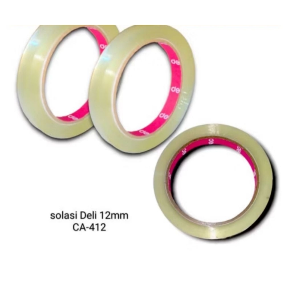 

LAKBAN / ISOLASI BENING UKURAN12MM DAN 24MM