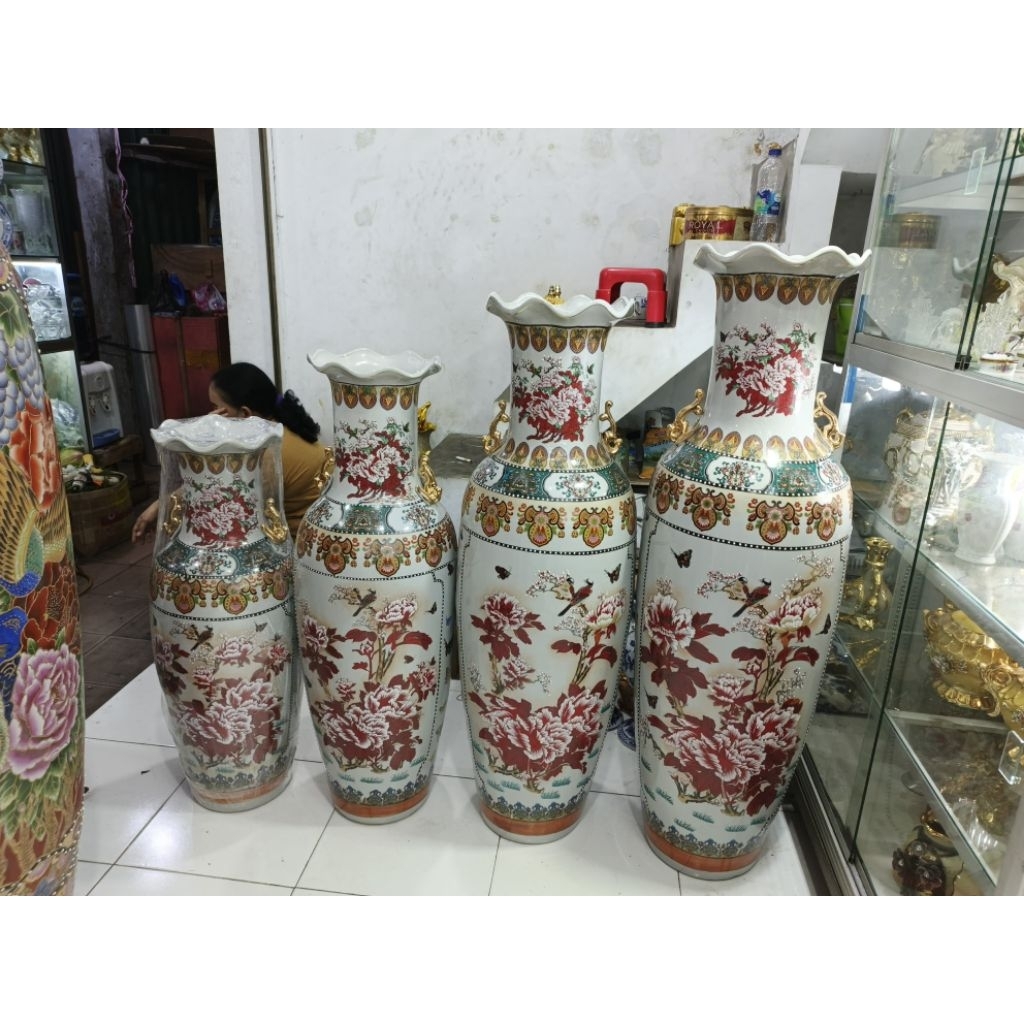 1 pc guci  keramik Tinggi 120 cm/pajangan sudut ruangan import guci