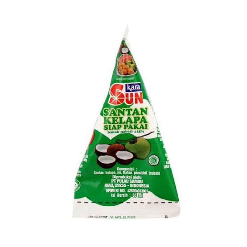 

Sun Kara Santan Kelapa 65 ml