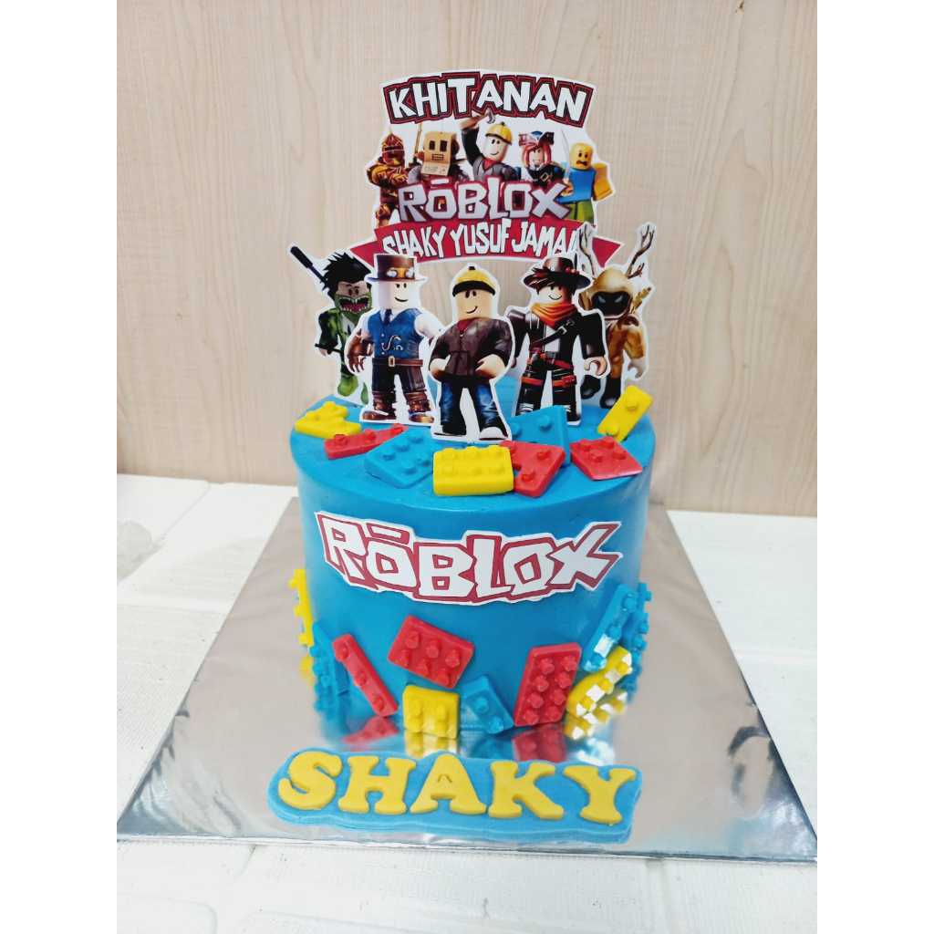 

kue ulang tahun tema roblox instan bandung