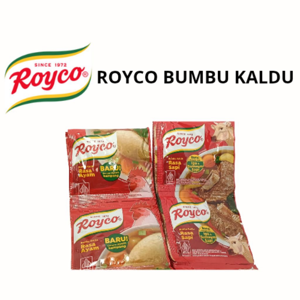 

Royco Bumbu Kaldu Ayam dan Sapi 8 gram 1 pcs
