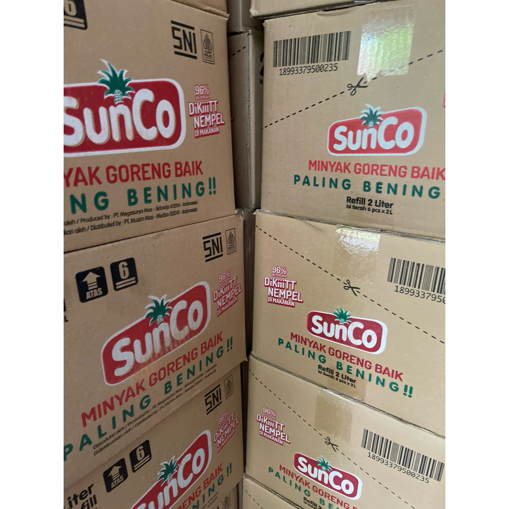 

Minyak goreng sunco 2L tanpa PO