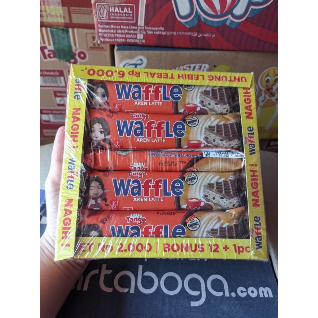 

Waffle Tango Aren Latte isi 12 pcs/box