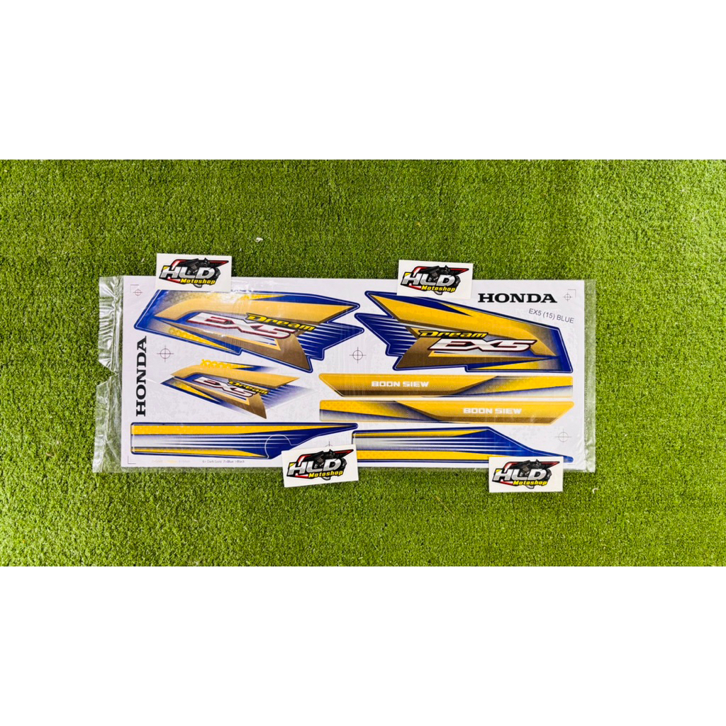 Stiker. Striping Body FullSet Honda Astrea Prima Dan Astrea Star Warna BIRU Import Malaysia