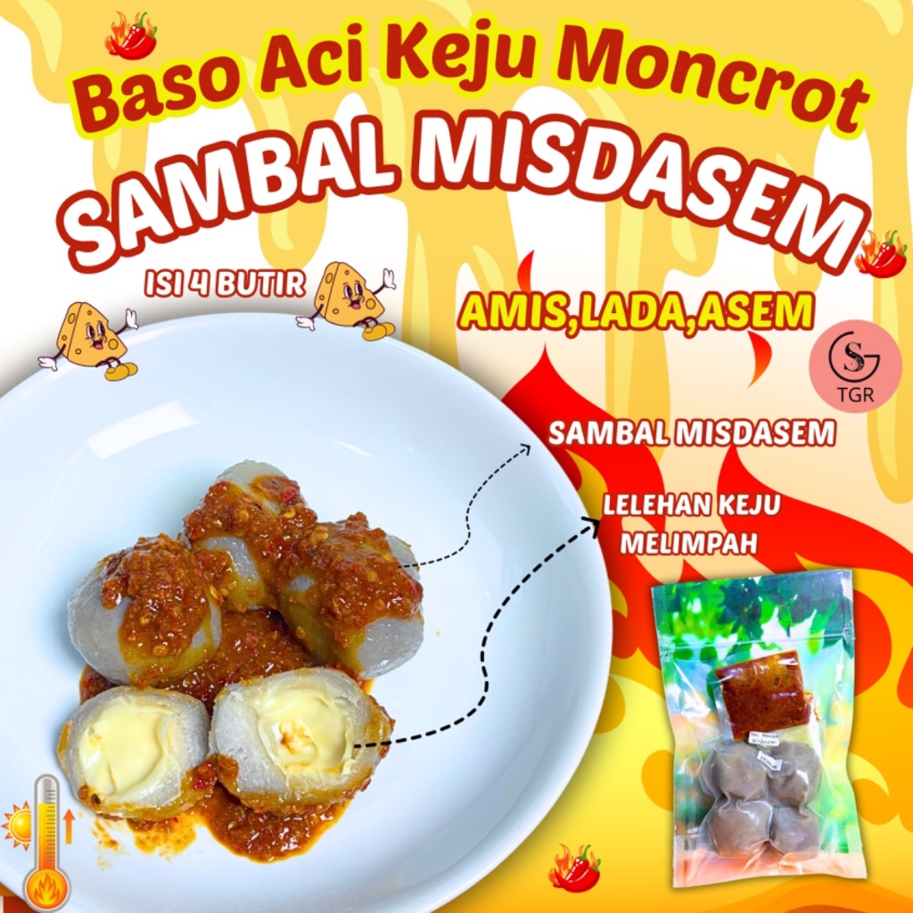 

CILOK LUMER KEJU MONCROT SAMBEL MISDASEUM ( AMIS LADA ASEUM ) ISI 4 SAMBEL PEDAS NIKMAT - GUDANGSNACK.TGR