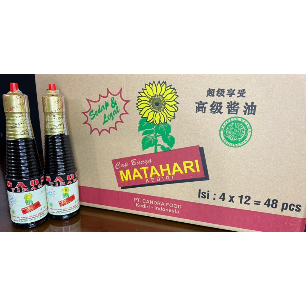 

SAOS BUMBU - SAUCE MAKANAN - KECAP - SEASONING / Saos Raja Rasa | Minyak Wijen | Saos Tiram | Kecap Ikan | Cap Bunga Matahari 135ML