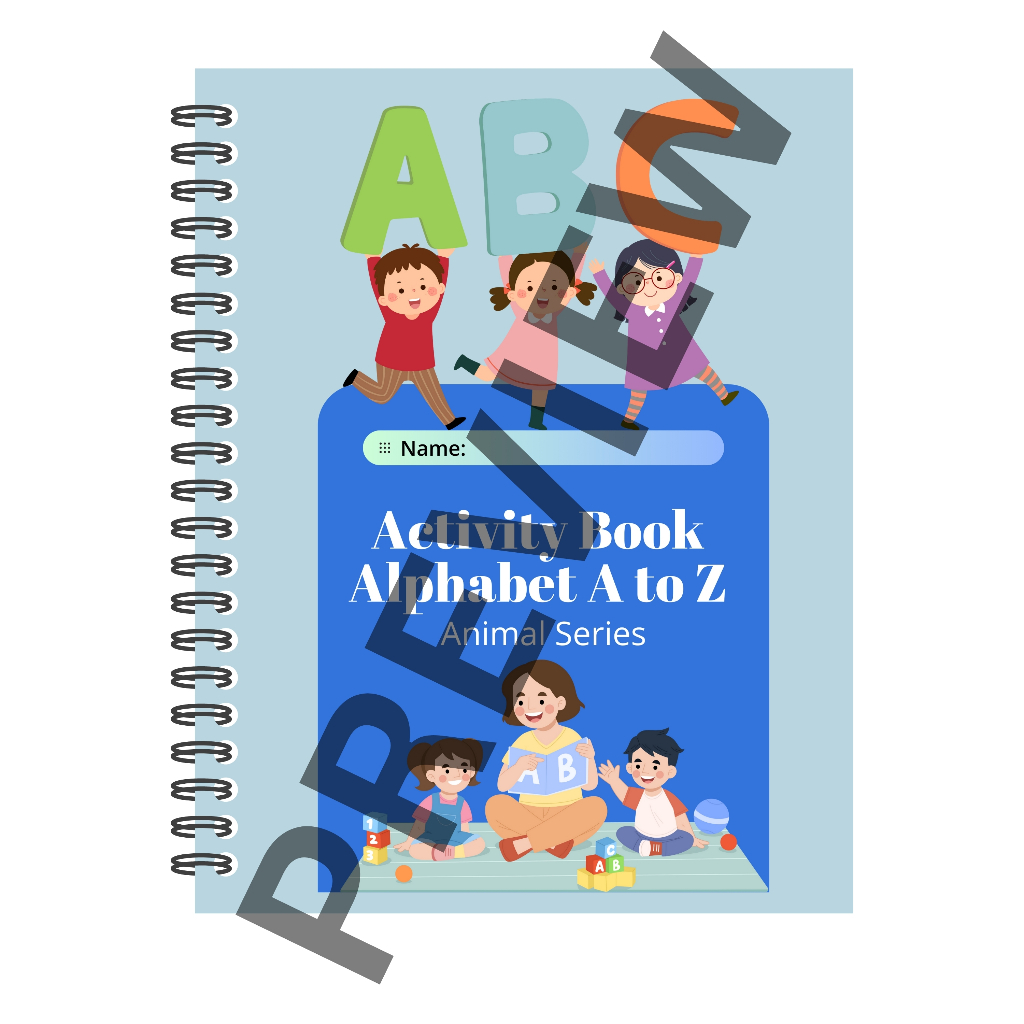 

Buku Aktivitas Alfabet A - Z dan Animal Series