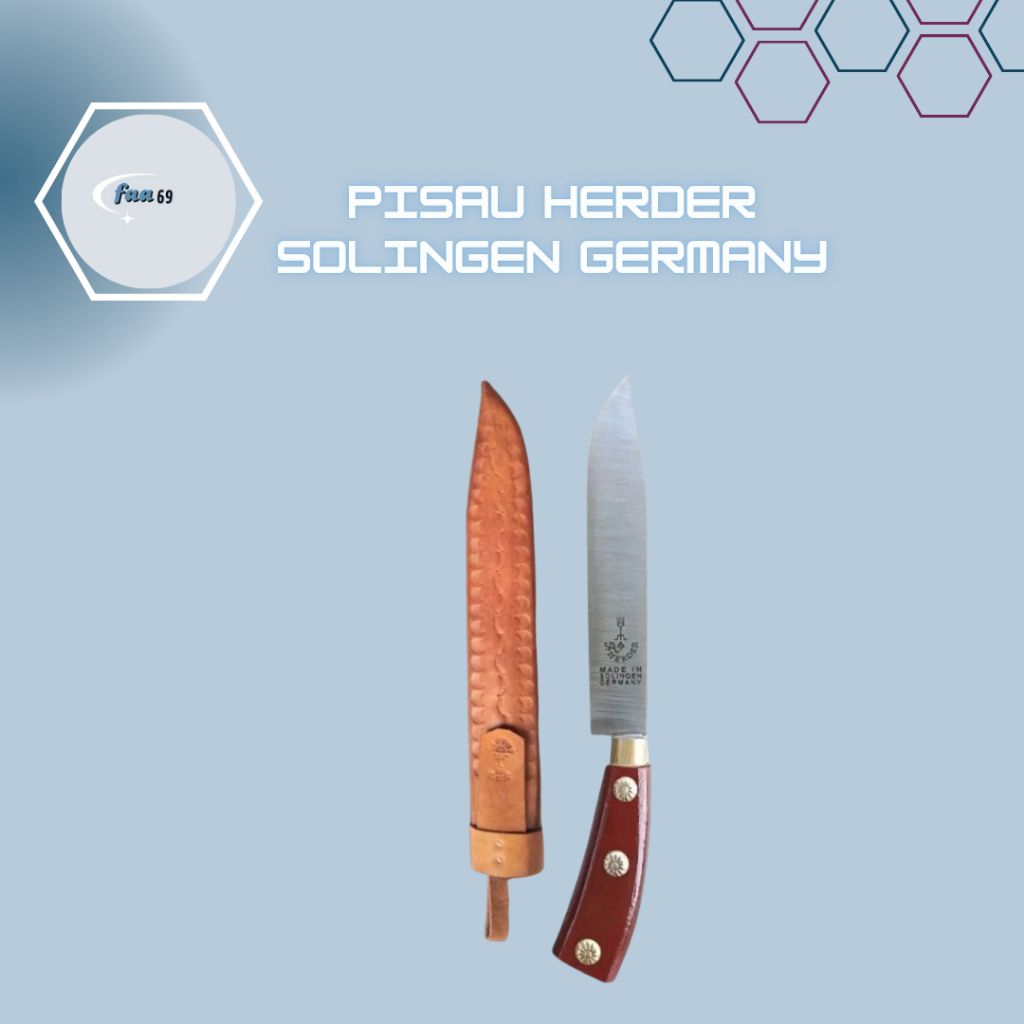 PISAU HERDER SOLINGEN GERMANY HOMEMADE/PISAU CAP GARPU PREMIUM BEST QUALITY