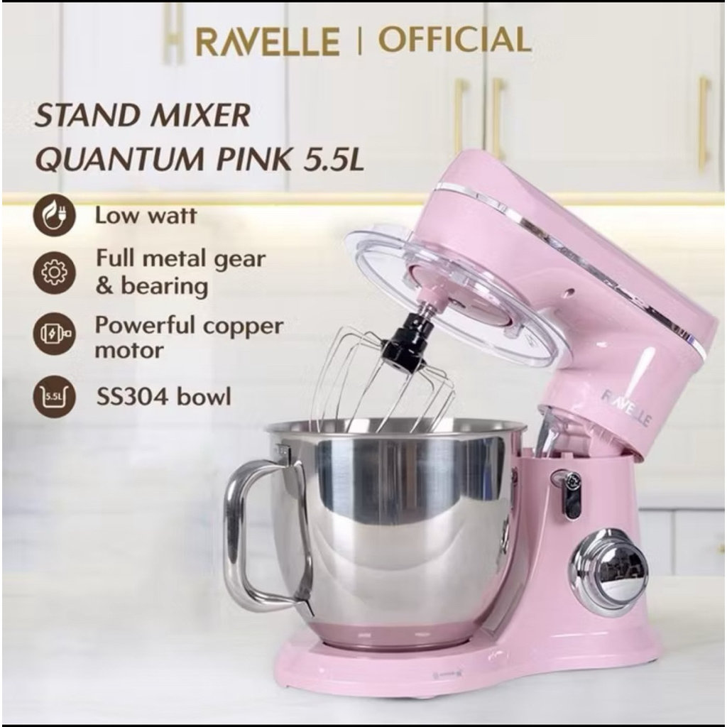 Ravelle Stand Mixer 5,5L - 7L / Mixer Roti & Kue