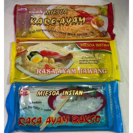 

MISOA/MIESOA instant 3 rasa Cap Ikan Paus.