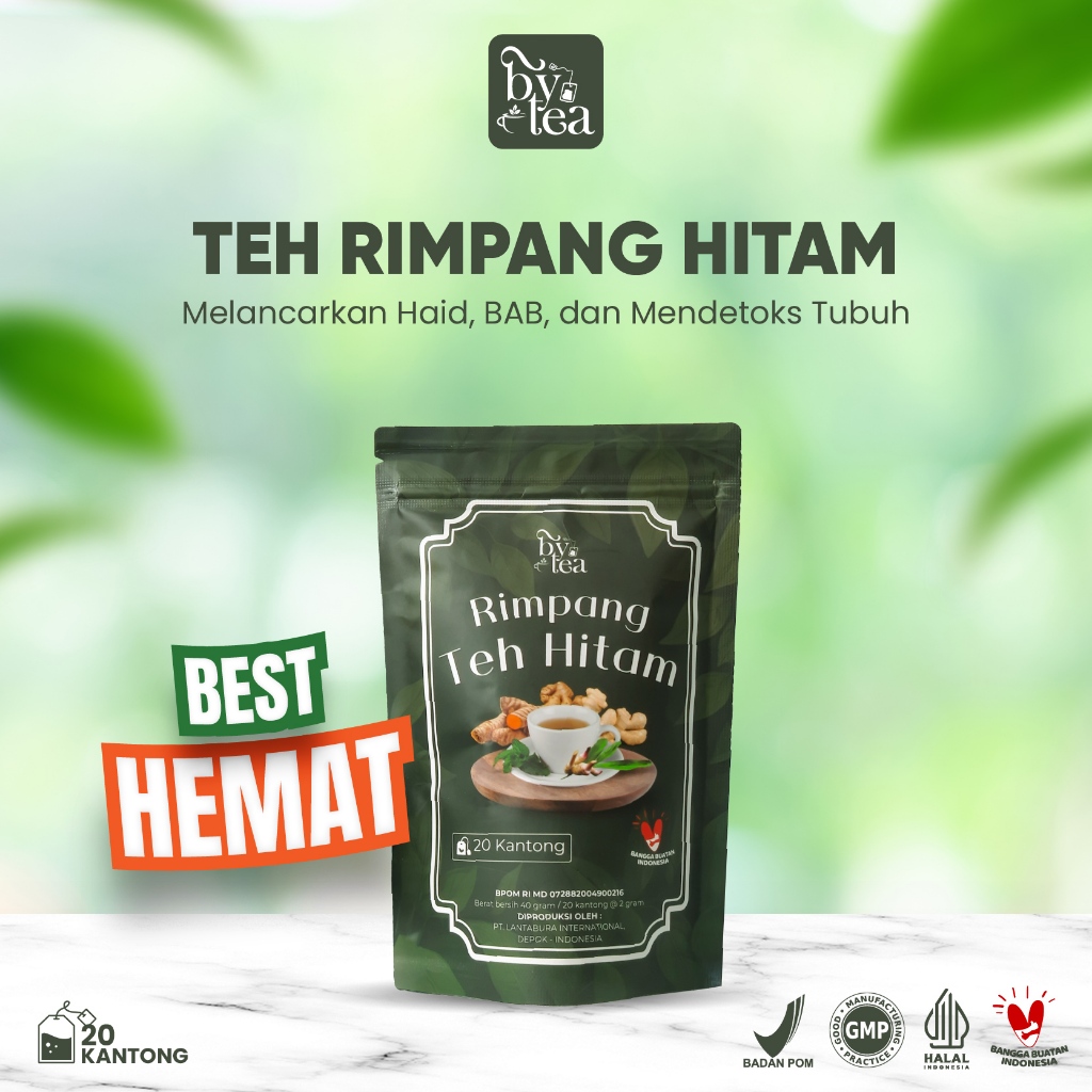 

By Tea Teh Rimpang Hitam | Menurunkan Kolesterol dan Meningkatkan Sirkulasi Darah l Bytea Rimpang Teh Hitam