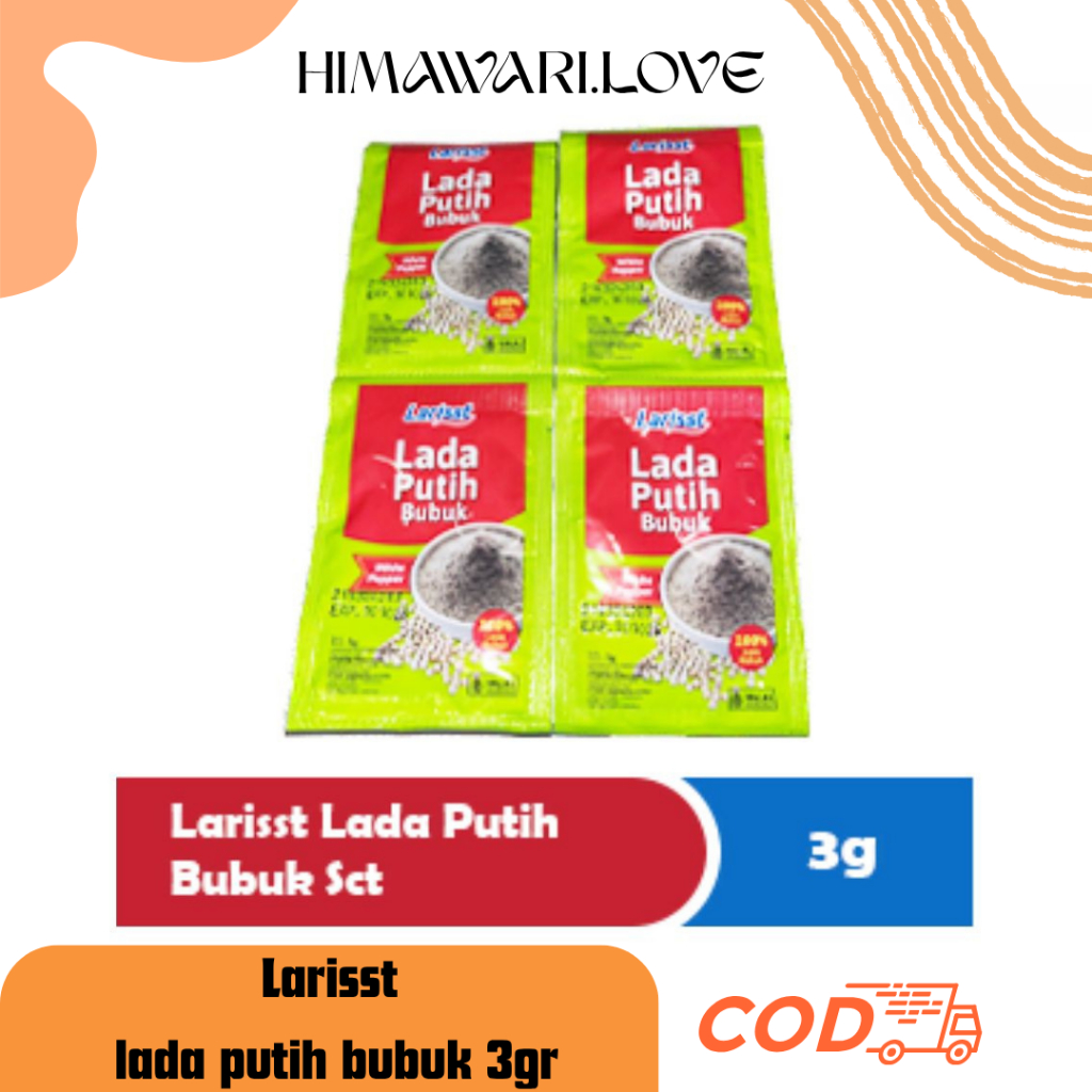 

Larrist Lada Putih Bubuk 12 Pcs
