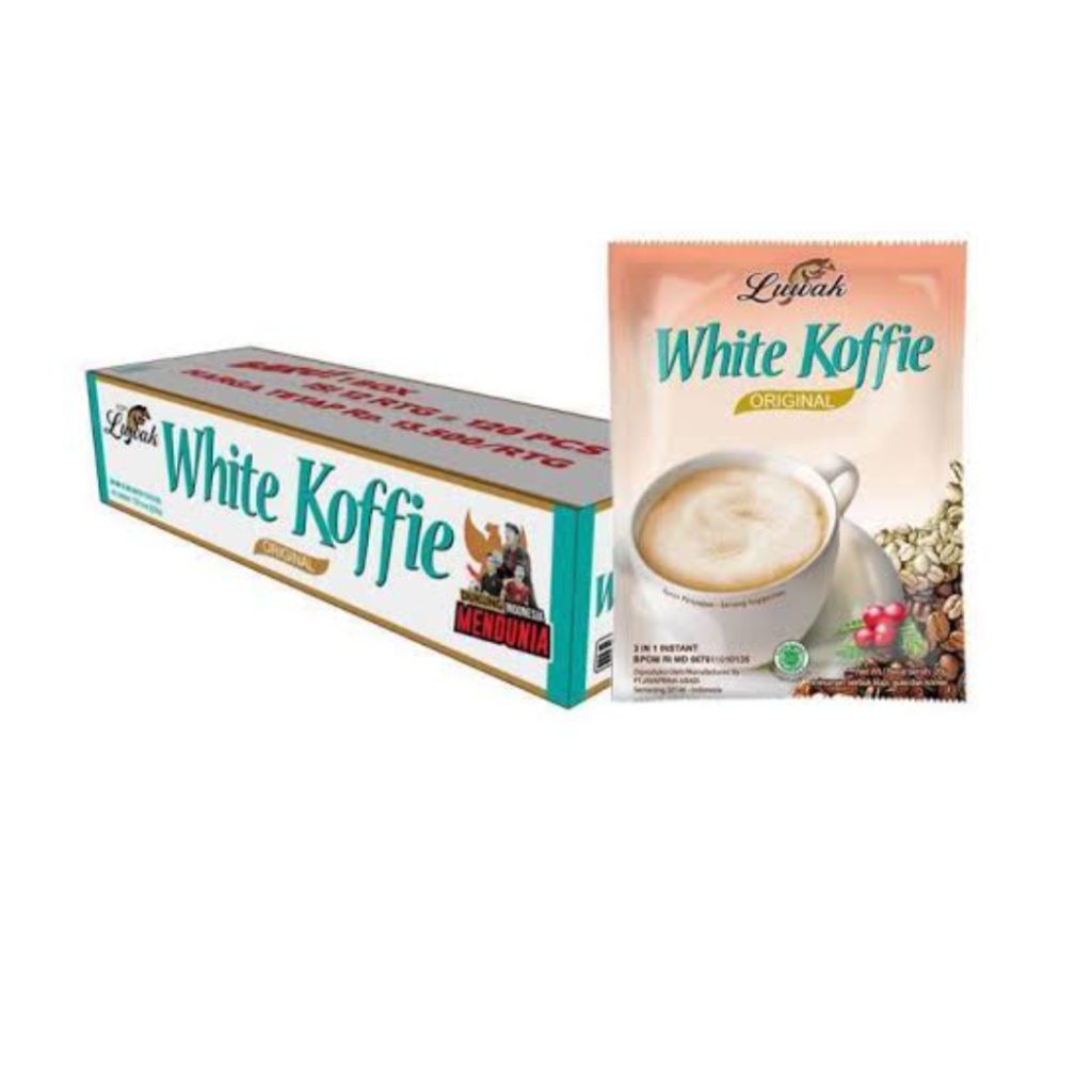

KOPI LUWAK WHITE COFFE 1 DOS 12 RENTENG