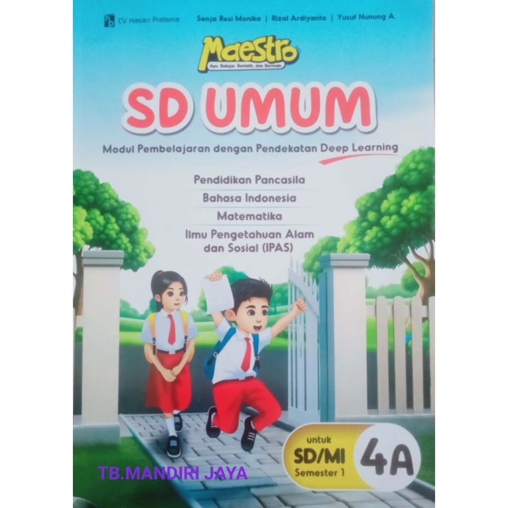 Buku Lks Terpadu Maestro Kelas 4 Kurikulum Merdeka
