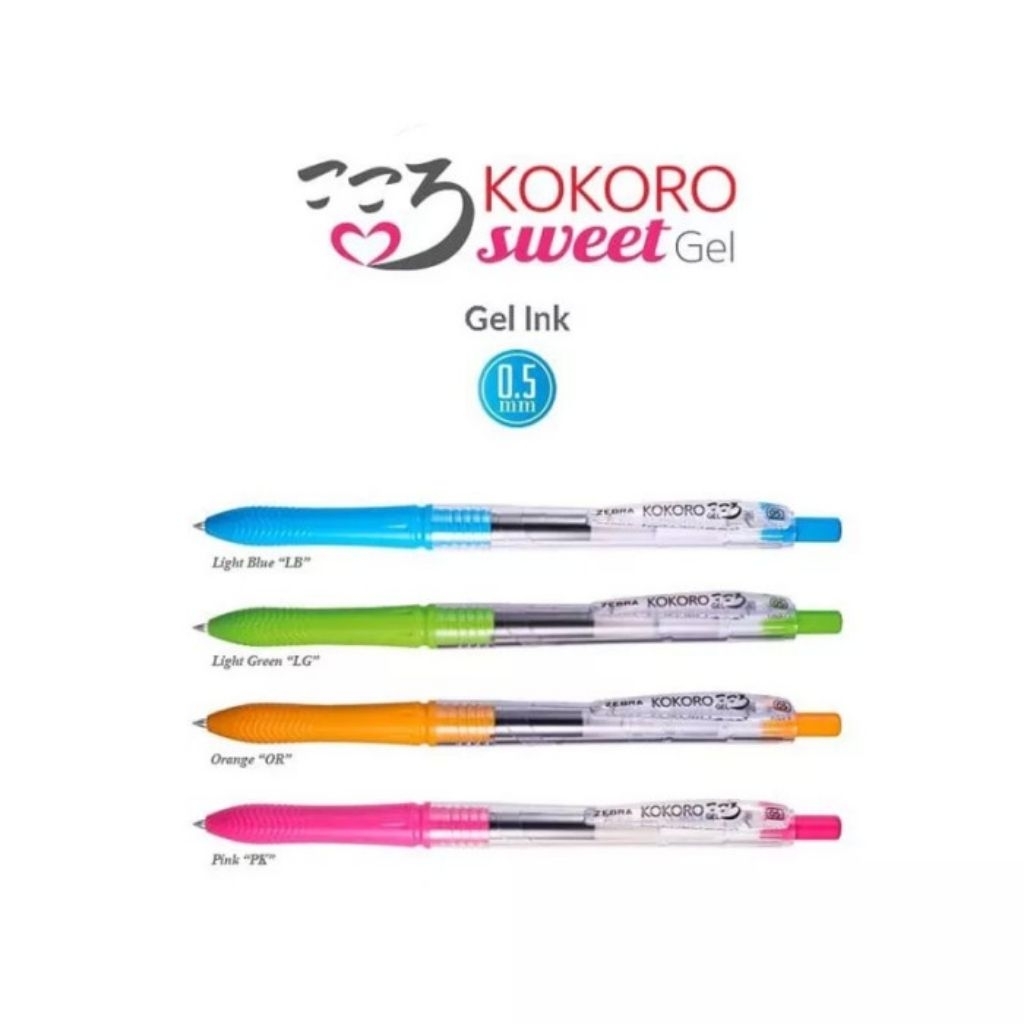 

Bolpen KOKORO Sweet 0.5 pcs (ecer) murah