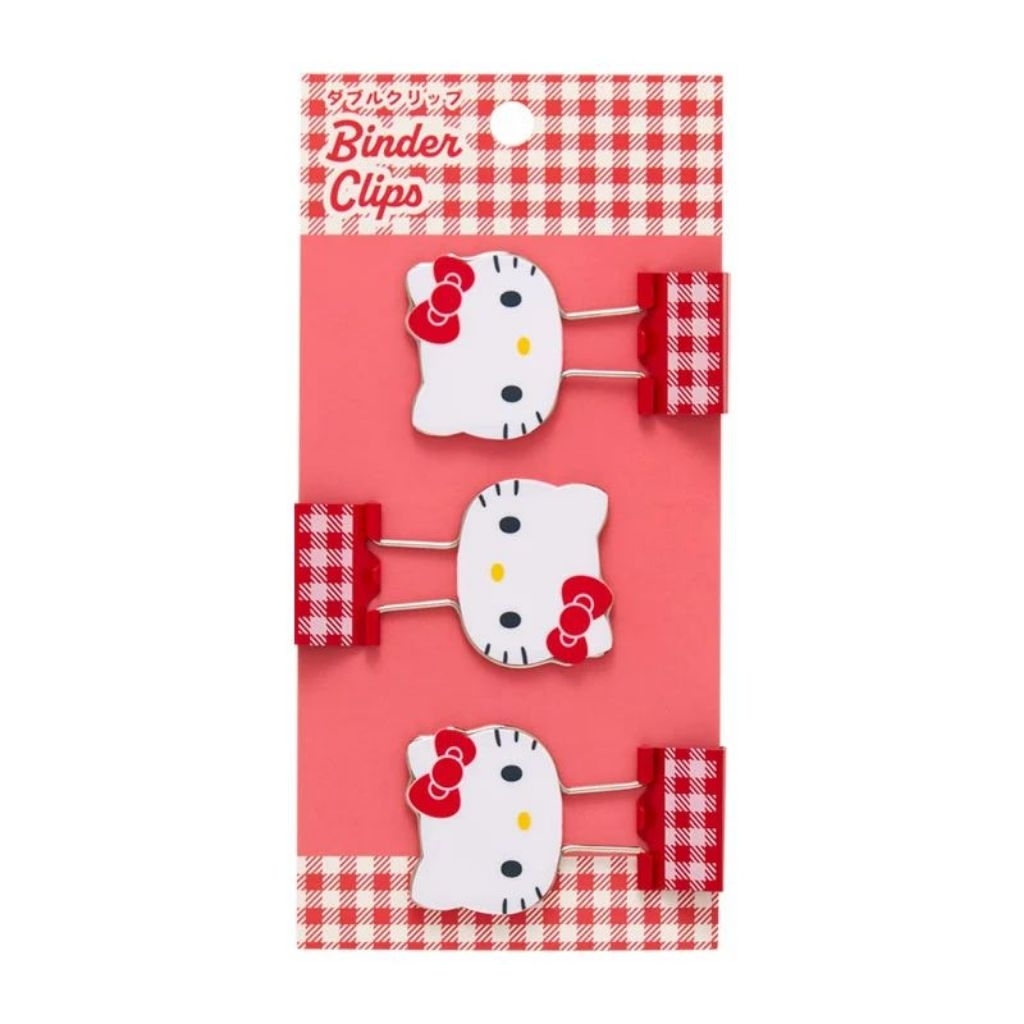 

Hello kitty double clips set / binder clips