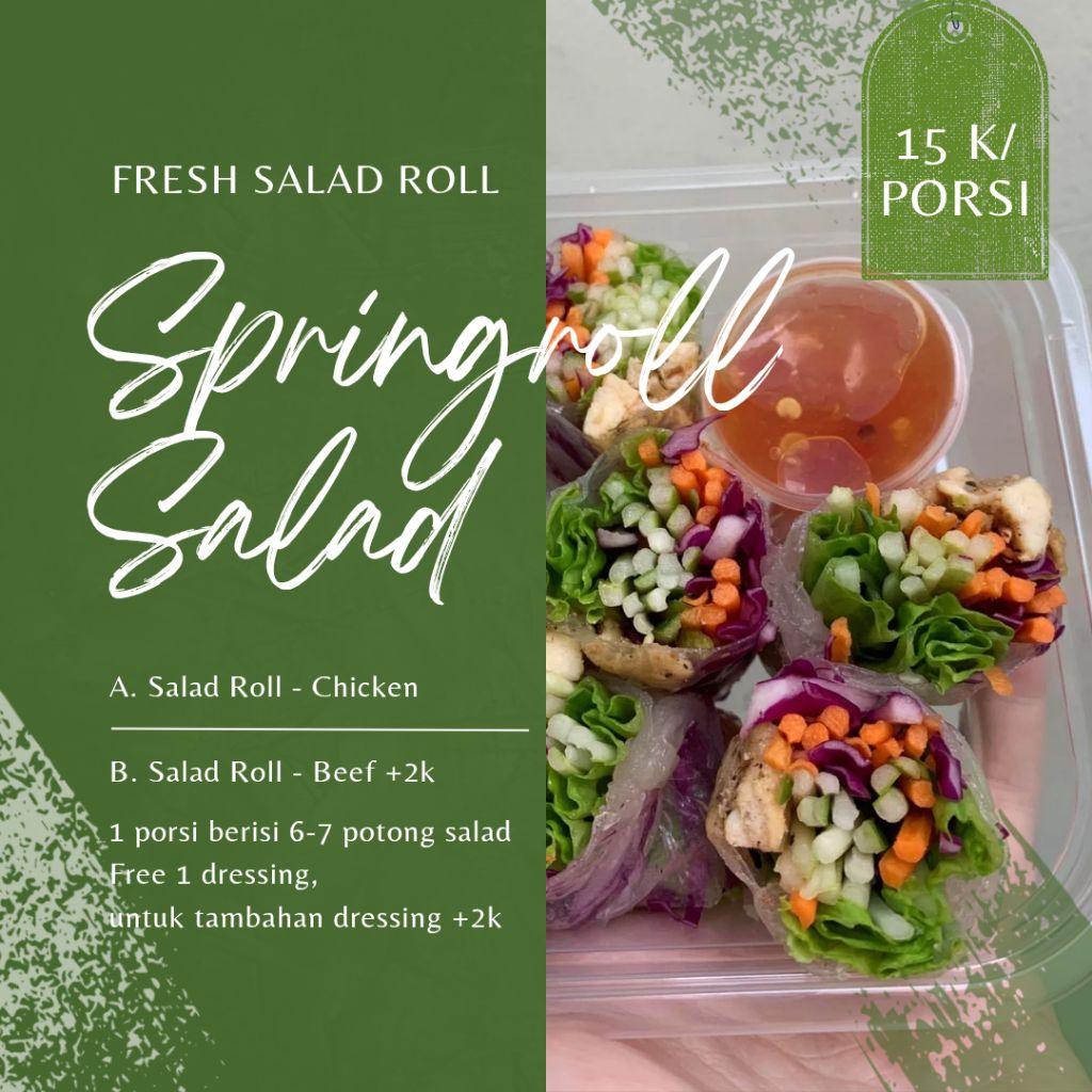 

Chicken Springroll Salad