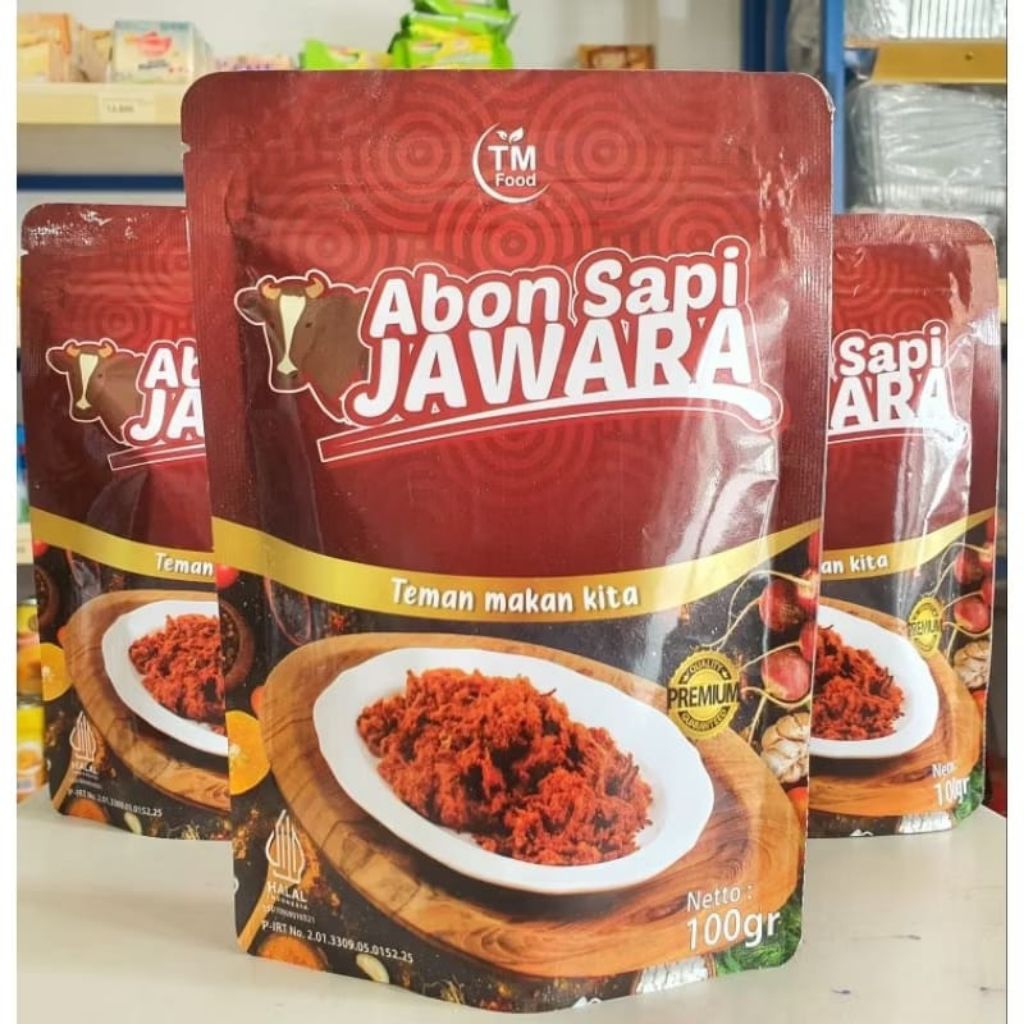 

Abon sapi cap Jawara Kemasan 100g