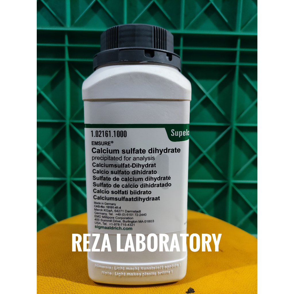 CALCIUM SULFATE DIHYDRATE FOR ANALISYS / KALSIUM SULFAT DIHIDRAT / CaSO4 * 2H20 MERCK 102161 - 1KG O